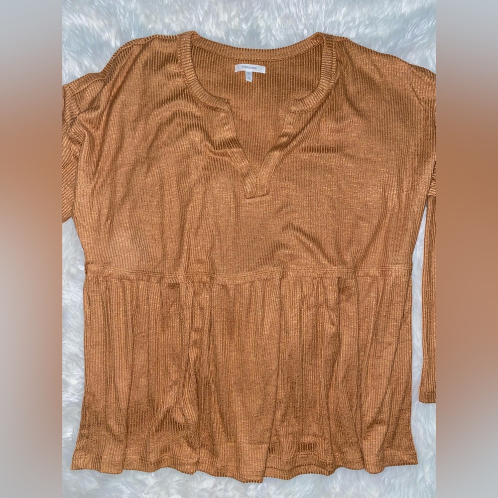Ribbed long sleeve